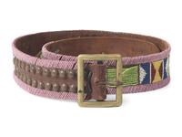 Apsáalooke [Crow] Beaded and Tacked Belt