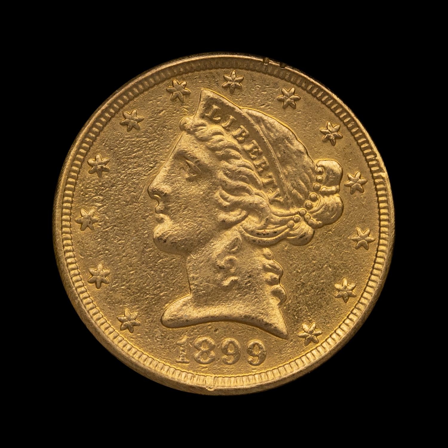 Two Liberty Head $5 Gold Coins