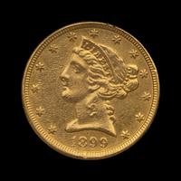 Two Liberty Head $5 Gold Coins