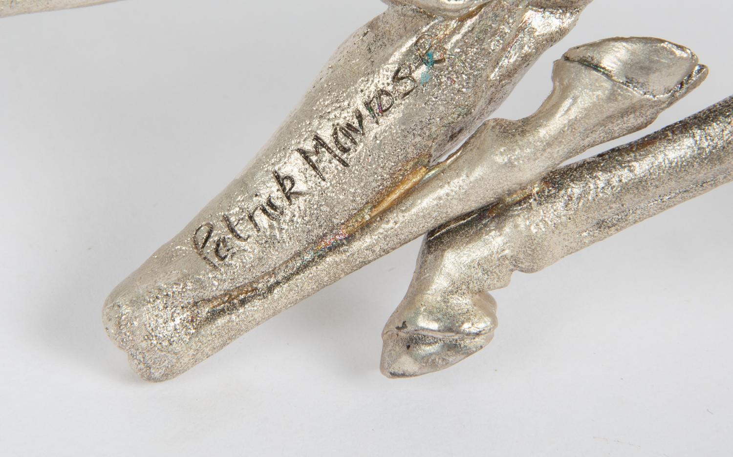 A Group of Five Patrick Mavros Silver Giraffes