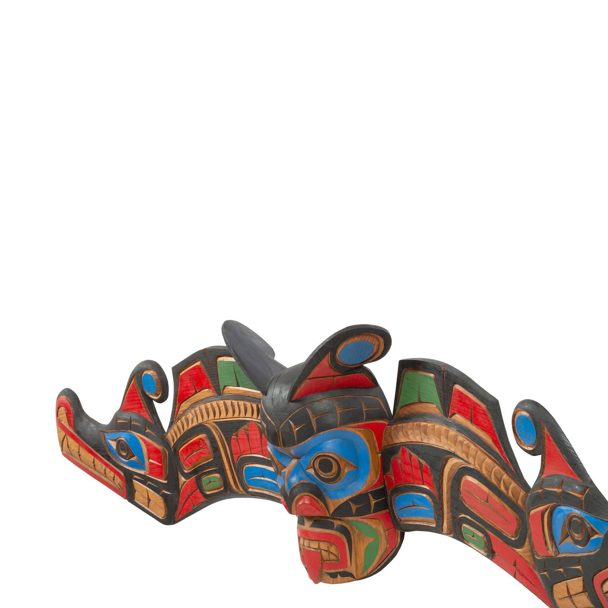 Carved Masks, Sisuitl, Two Headed Sea Serpent