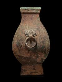A Bronze Fanghu Vase