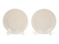 A Pair of Small Chinese Ding -Type Porcelain Dishes