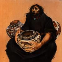 Indian Woman with Pot