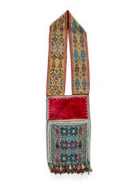 Anishinaabe Loom Beaded Bandolier Bag