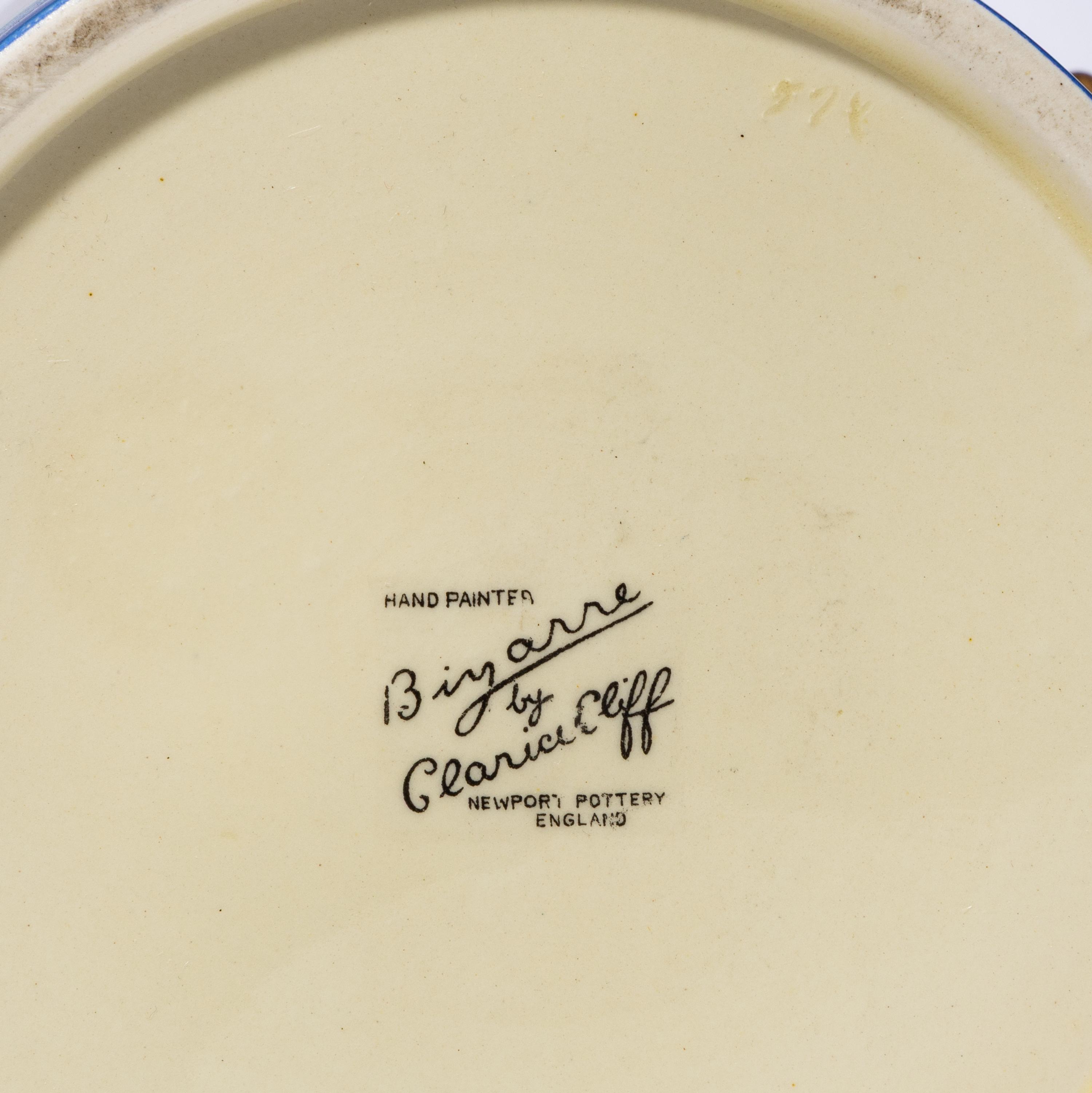 Clarice Cliff (English, 1899–1972) — Rudyard pattern Biscuit Basket