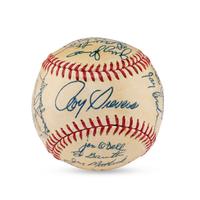 A 1967 Williamsport Mets Team Signed Autograph Baseball