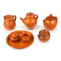 Seven Jugtown Pottery Vessels
