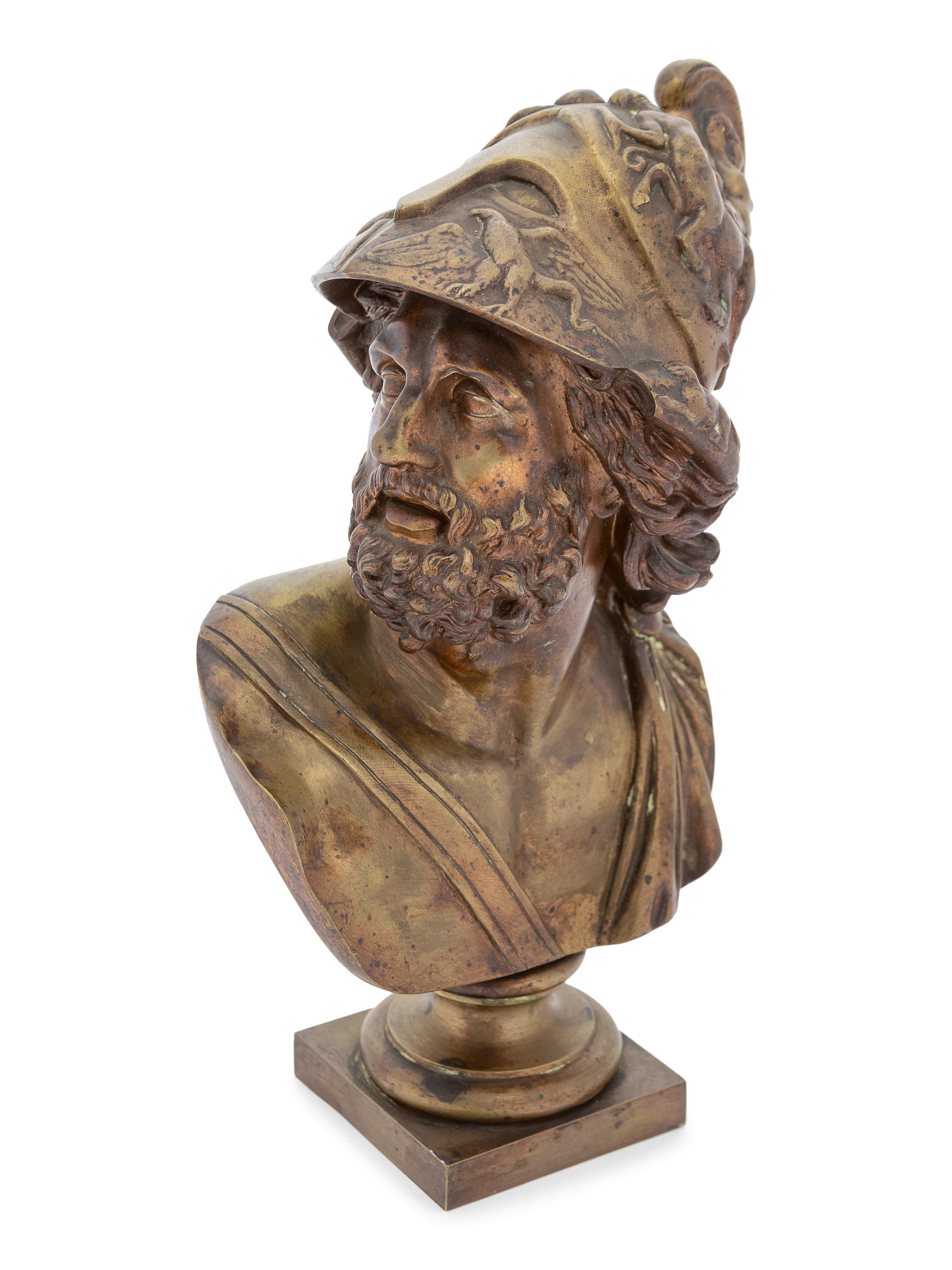 After Giambologna, Bronze Bust of Ajax the Great