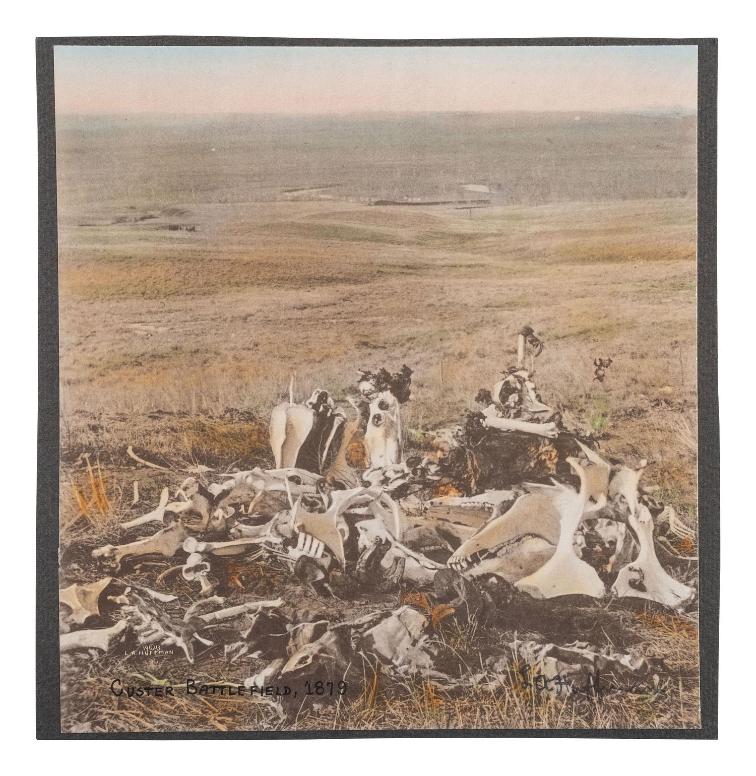 [WESTERN AMERICANA]. HUFFMAN, L.A., photog. 8 collotypes with western and Native American subjects.