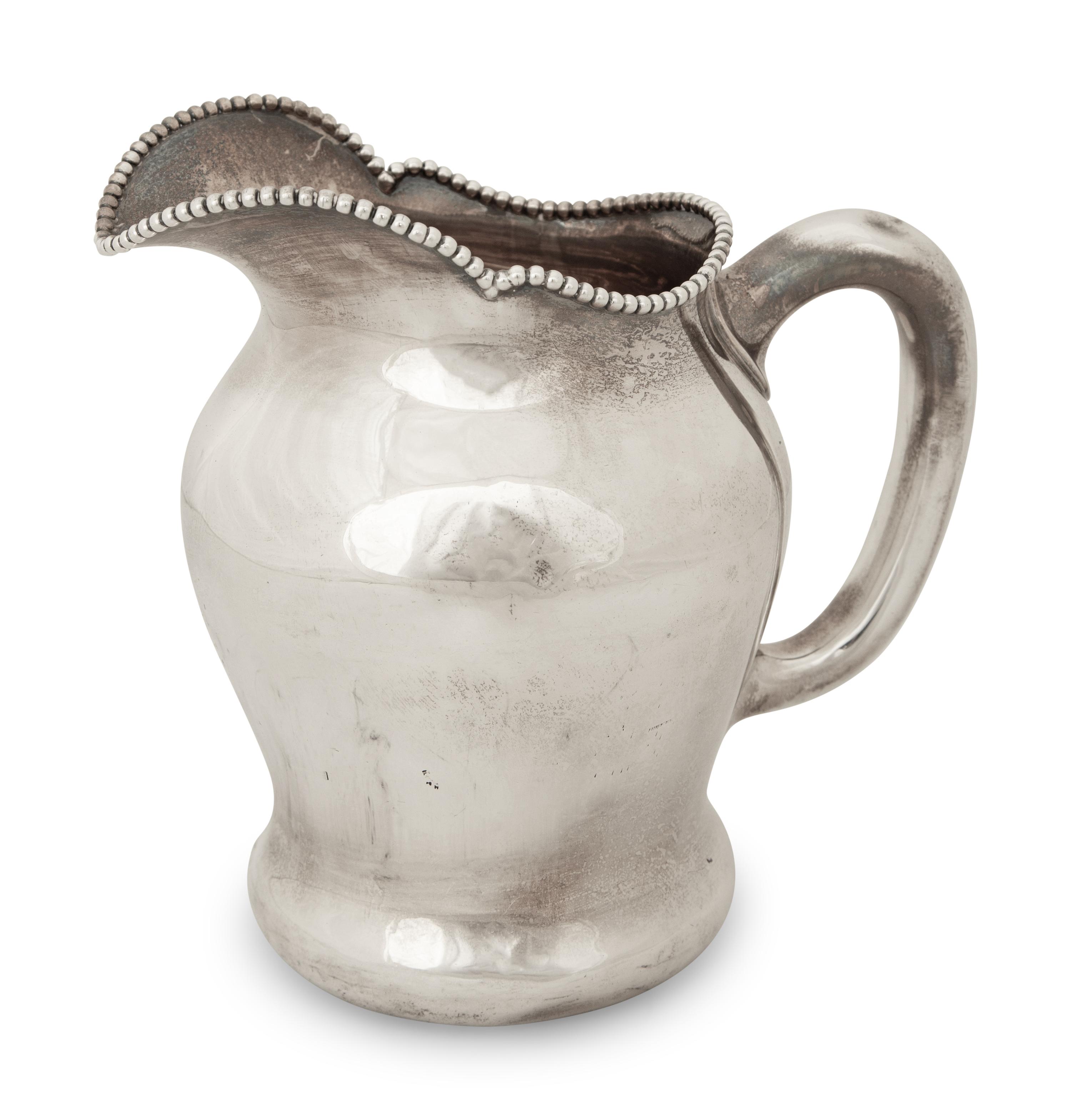 An American Silver Pitcher