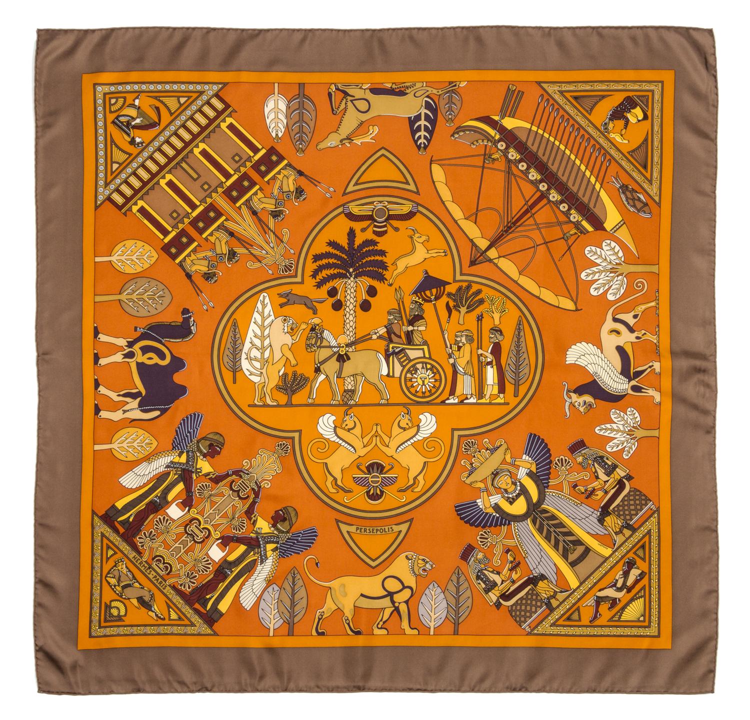An Hermes 90cm Silk Scarf, 36"x36".
