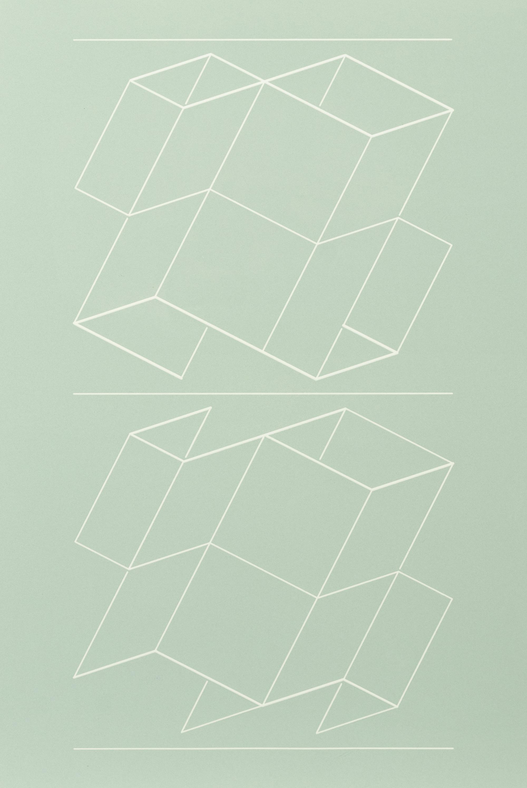 White Embossing on Gray: I-X (complete series)