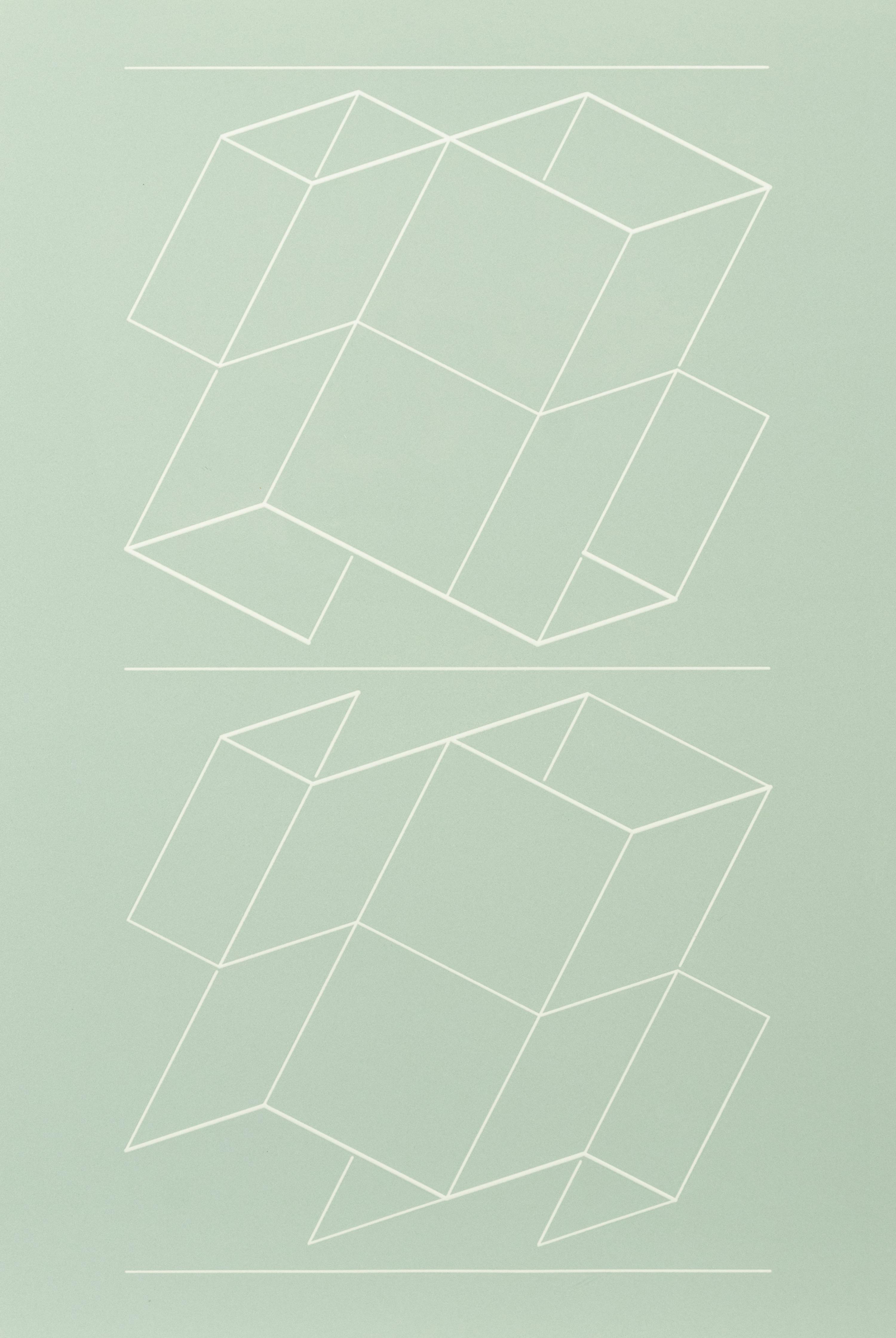 White Embossing on Gray: I-X (complete series)