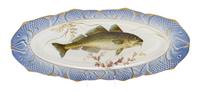 A Royal Copenhagen Porcelain Ichthylogical Fish Service, 1935-1937, Length of platter 23 1/2 inches. — 1935-1937,