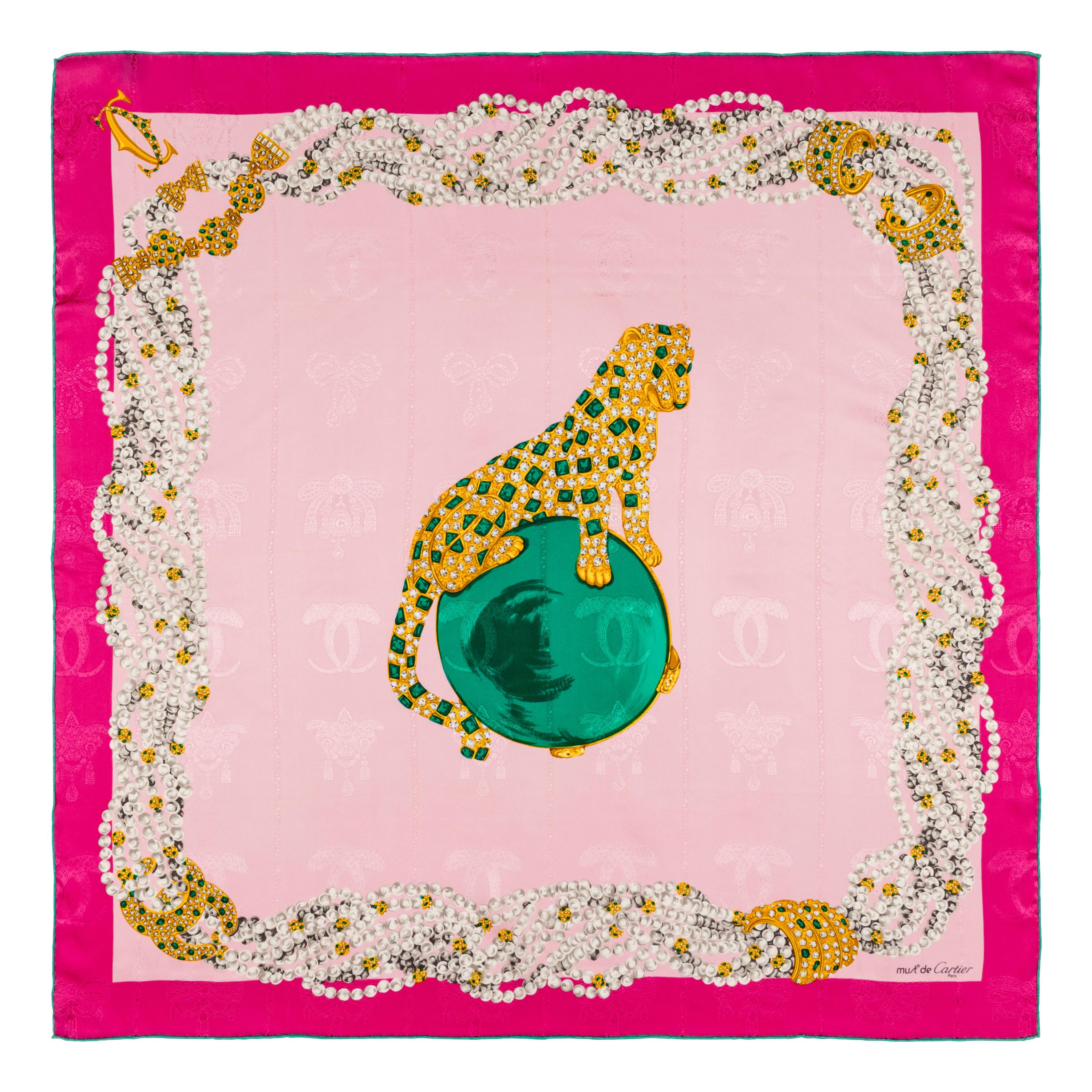 Cartier, Five Silk Scarves