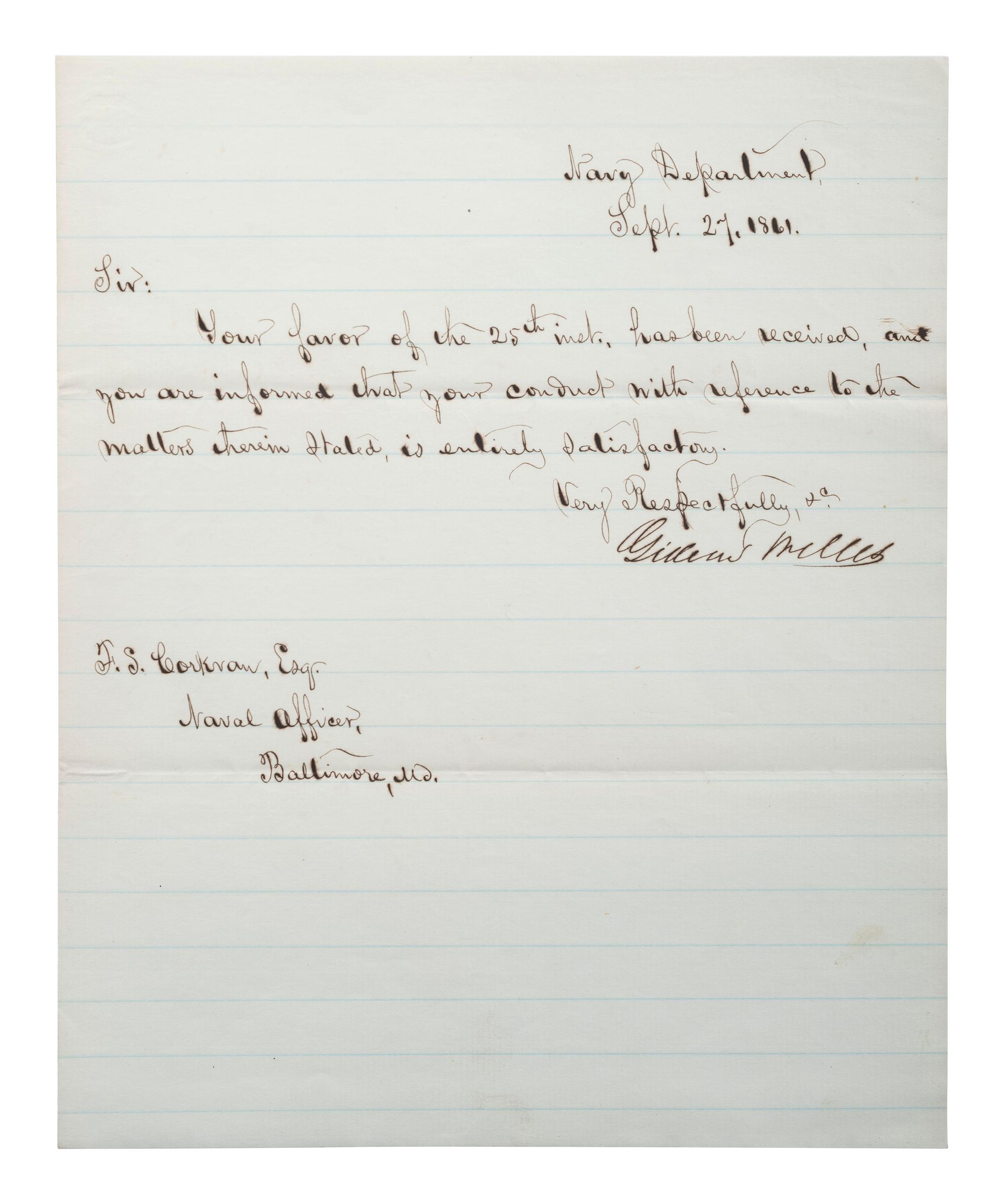 [SLAVERY & ABOLITION] -- [COCKRAN, Francis S. (1814-1886)]. Archive of letters to Maryland abolitionist and Underground Railroad supporter, comprising: