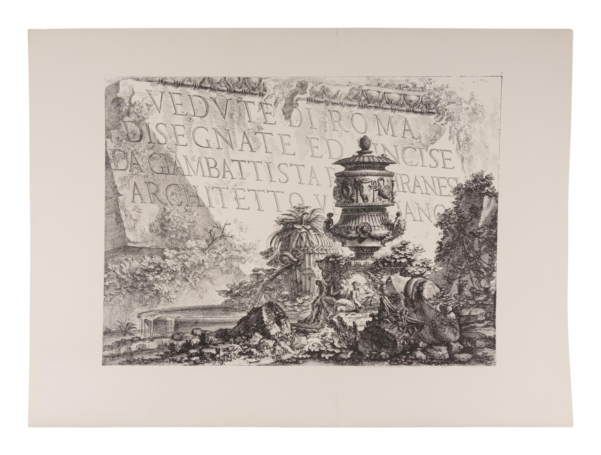 [ARCHITECTURE]. A group of approximately 25 works depicting architecture, primarily engraved prints, including: