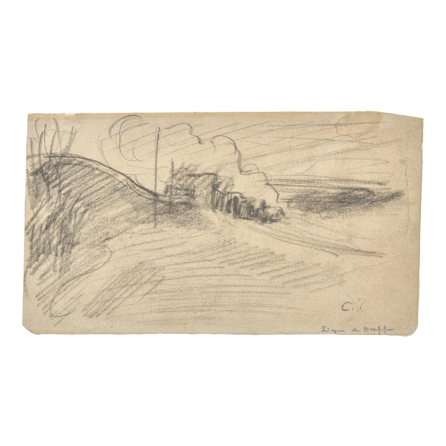 Camille Pissarro (Danish/French, 1830-1903) — Le Train