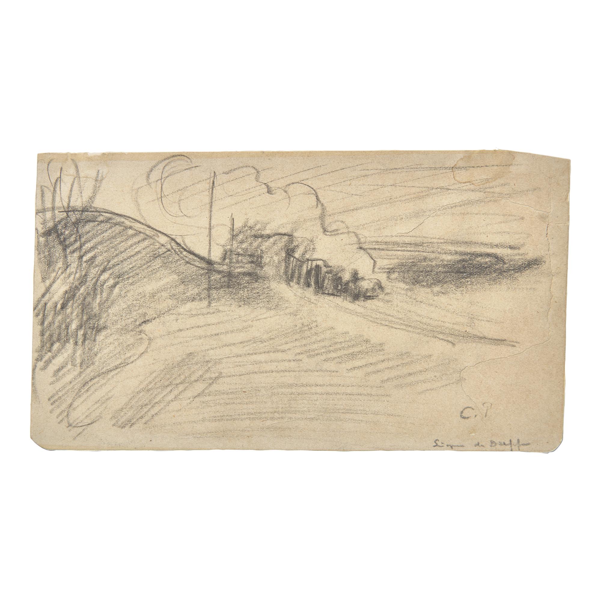 Camille Pissarro (Danish/French, 1830-1903) — Le Train