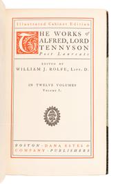 [BINDINGS]. TENNYSON, Alfred, Lord, (1809-1892). Works. Boston: Dana Estes & Company, 1895-1898.