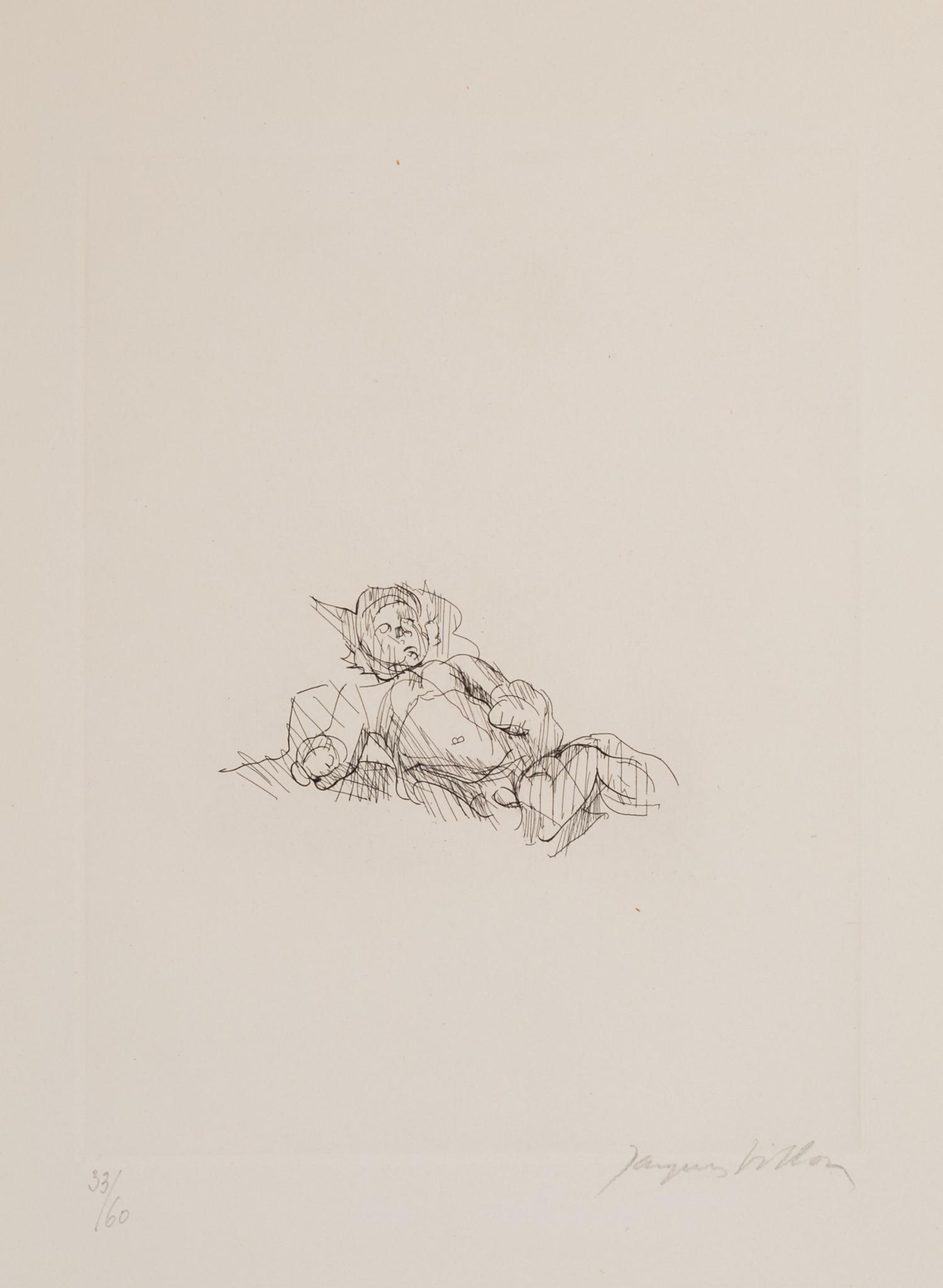 Jacques Villon, (French, 1875-1963), A group of five works: Hésiode, Les Travaux et les Jours: C'est à l'âge propice qu'il faut conduir