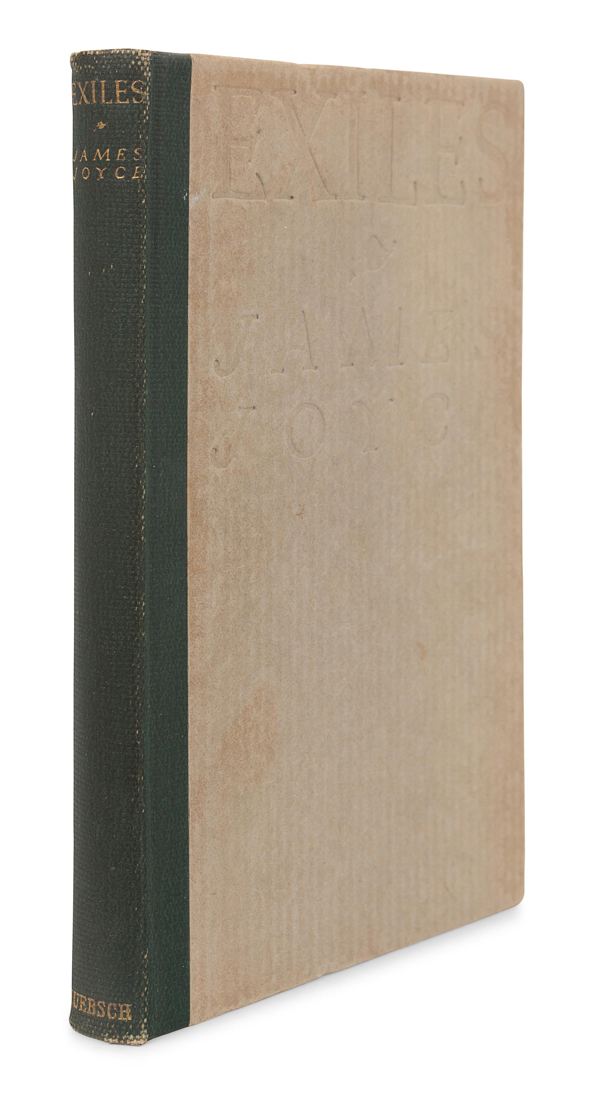 JOYCE, James (1882-1941). Exiles . New York: B. W. Huebsch, 1918.