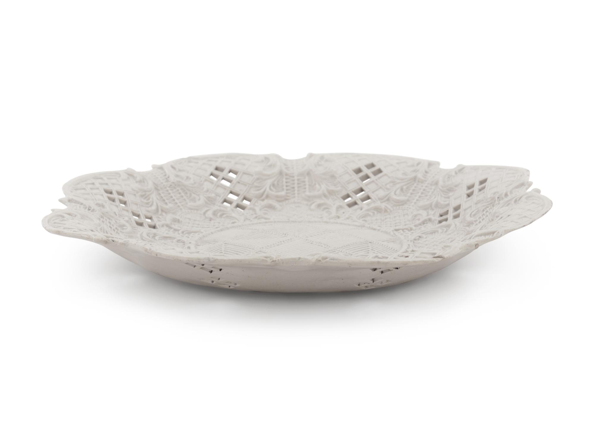 An English Salt-Glazed Plate