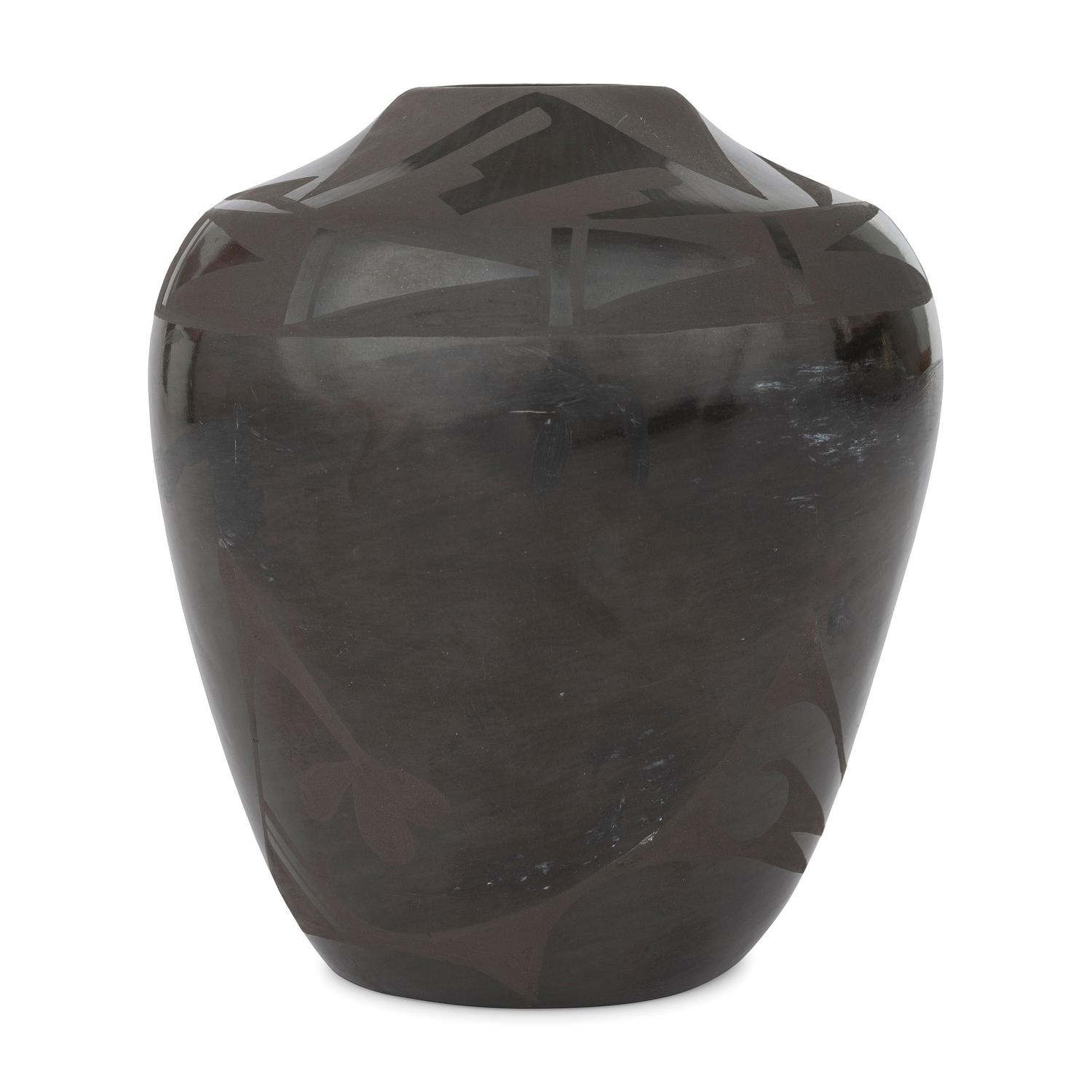 Blackware Pottery Vase