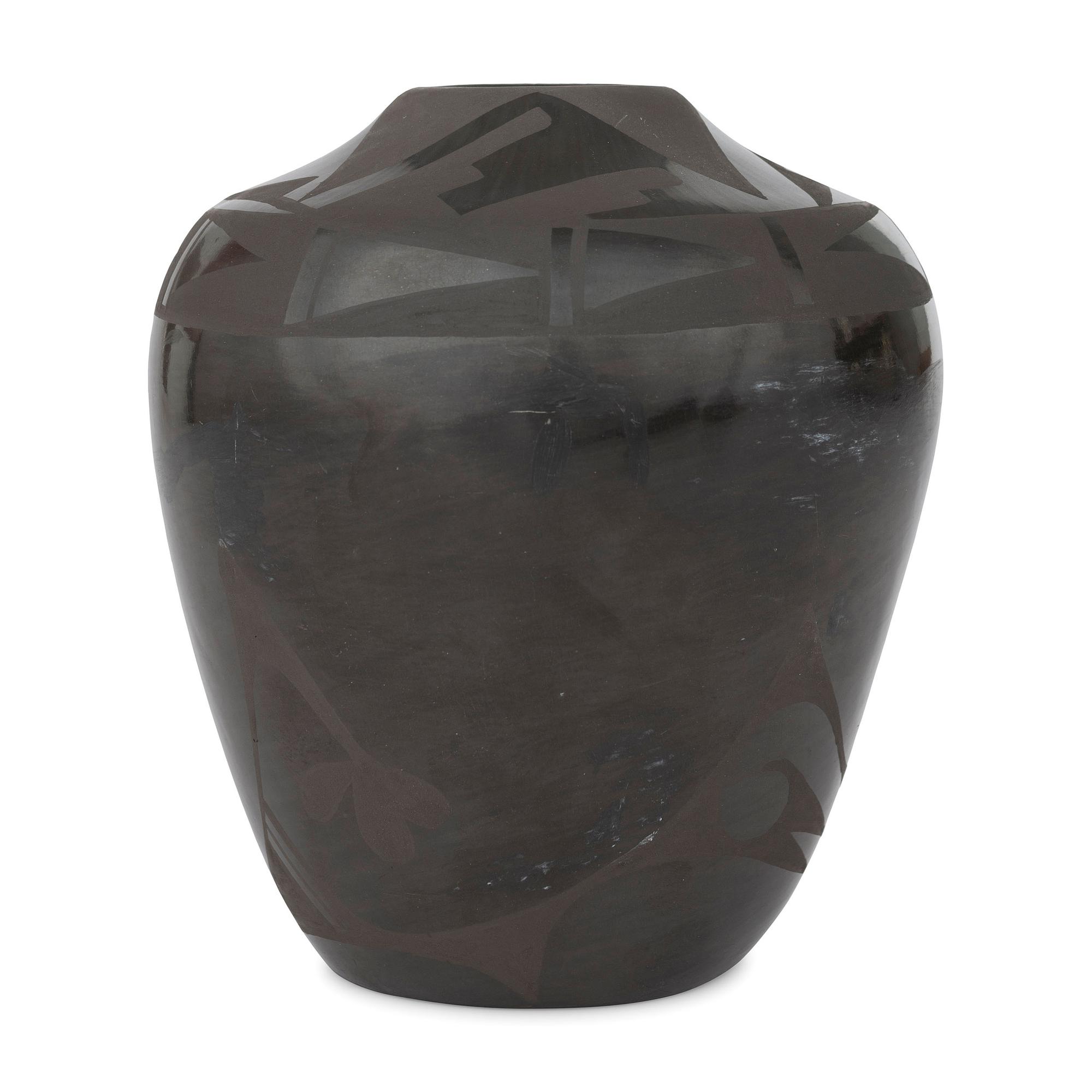 Blackware Pottery Vase