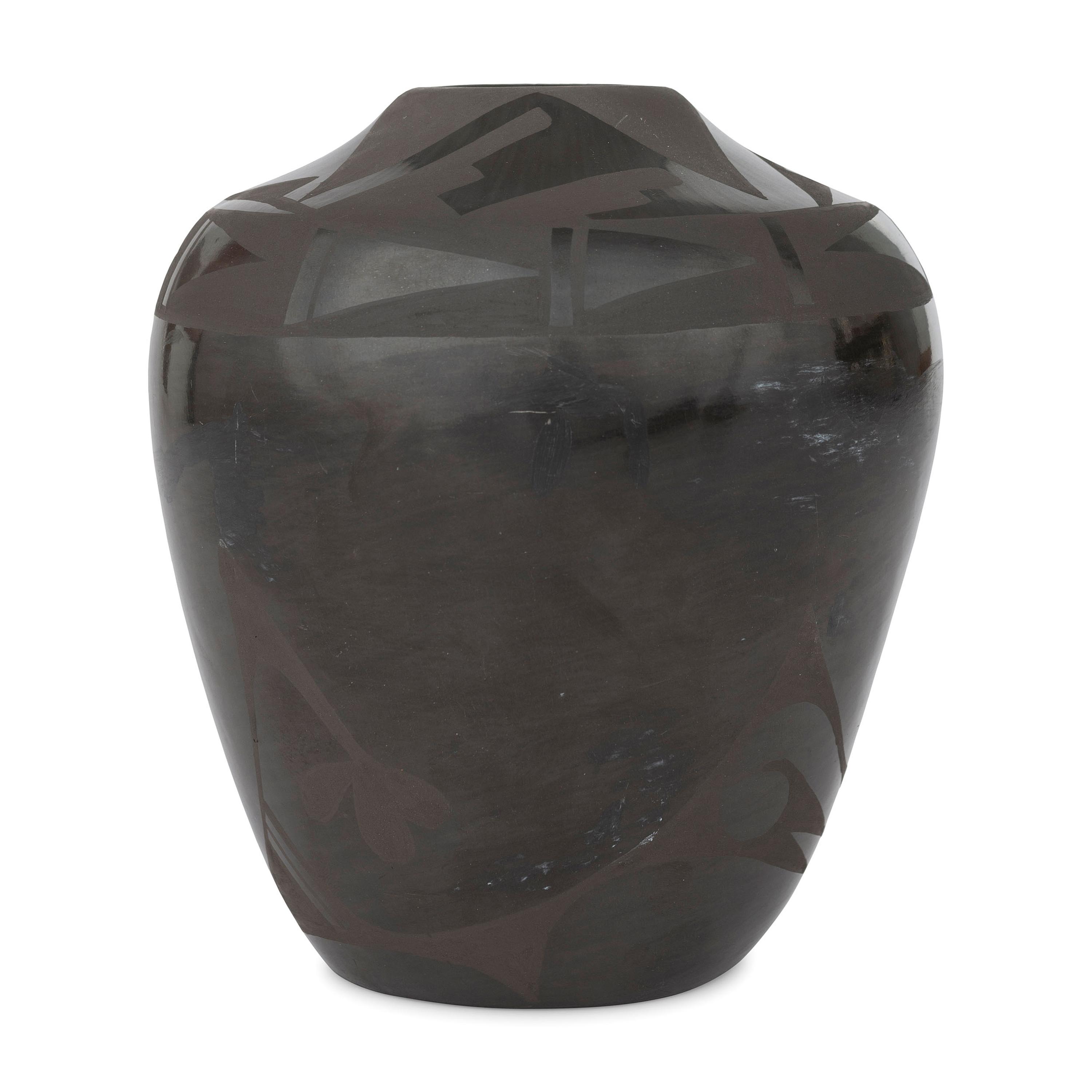 Blackware Pottery Vase
