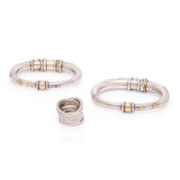 La Nouvelle Bague, Collection of Sterling Silver and Yellow Gold Jewelry