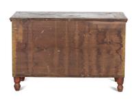 A Country Grain Painted Poplar Blanket Chest