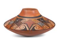 Polychrome Pottery Vase