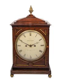 An English Rosewood Mantel Clock