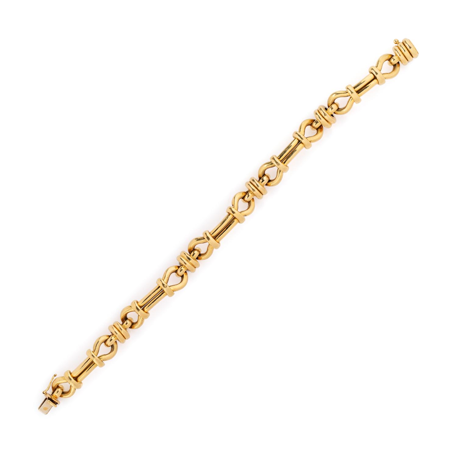 GUCCI, YELLOW GOLD BRACELET