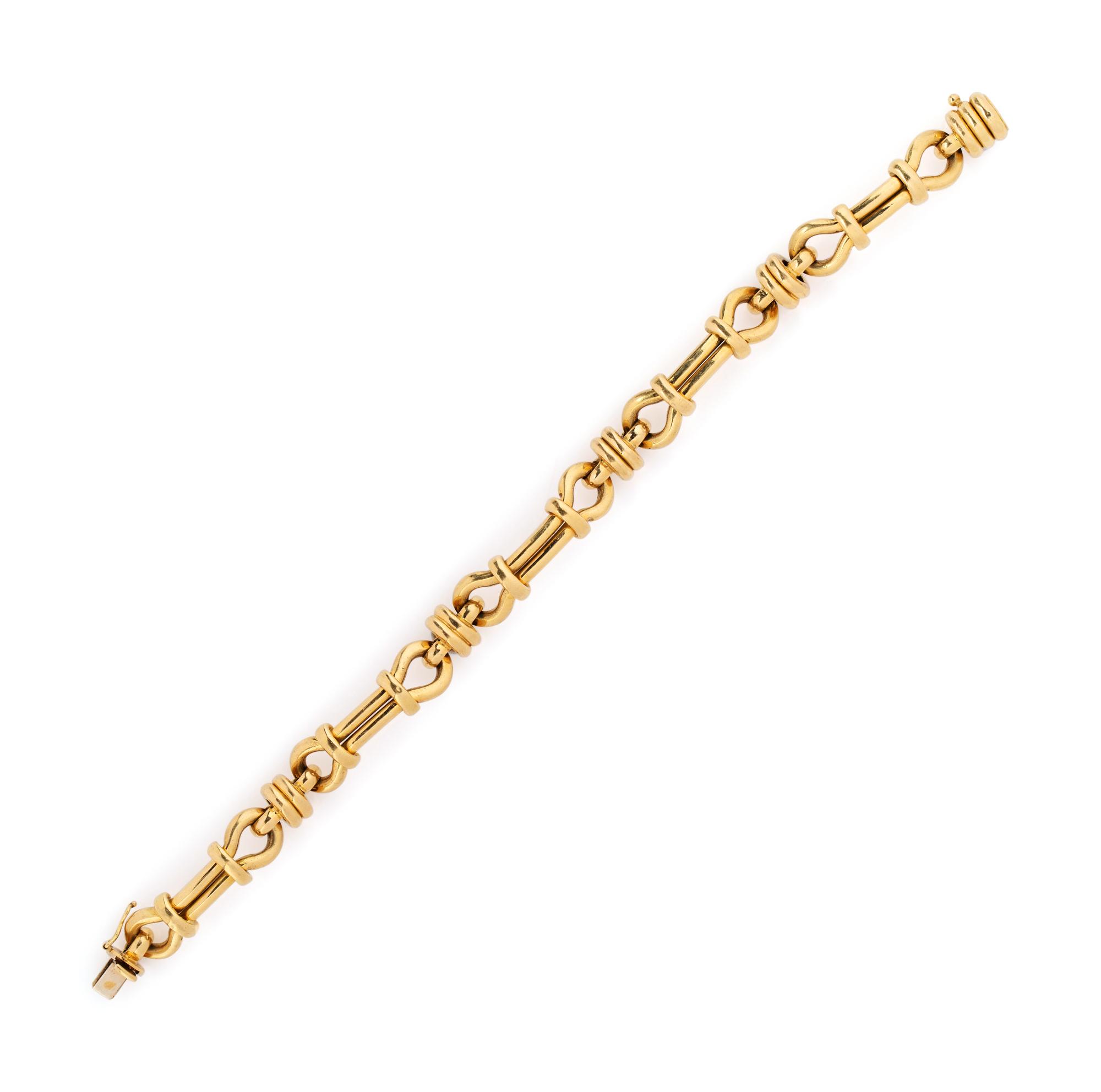 GUCCI, YELLOW GOLD BRACELET