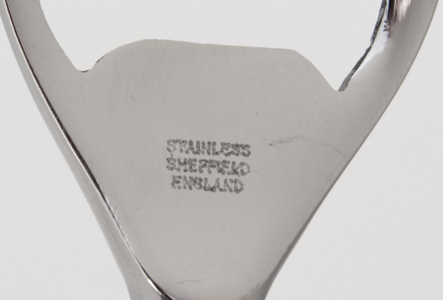 A Tiffany & Co. Silver Bamboo Pattern Bottle Opener