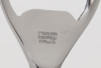 A Tiffany & Co. Silver Bamboo Pattern Bottle Opener