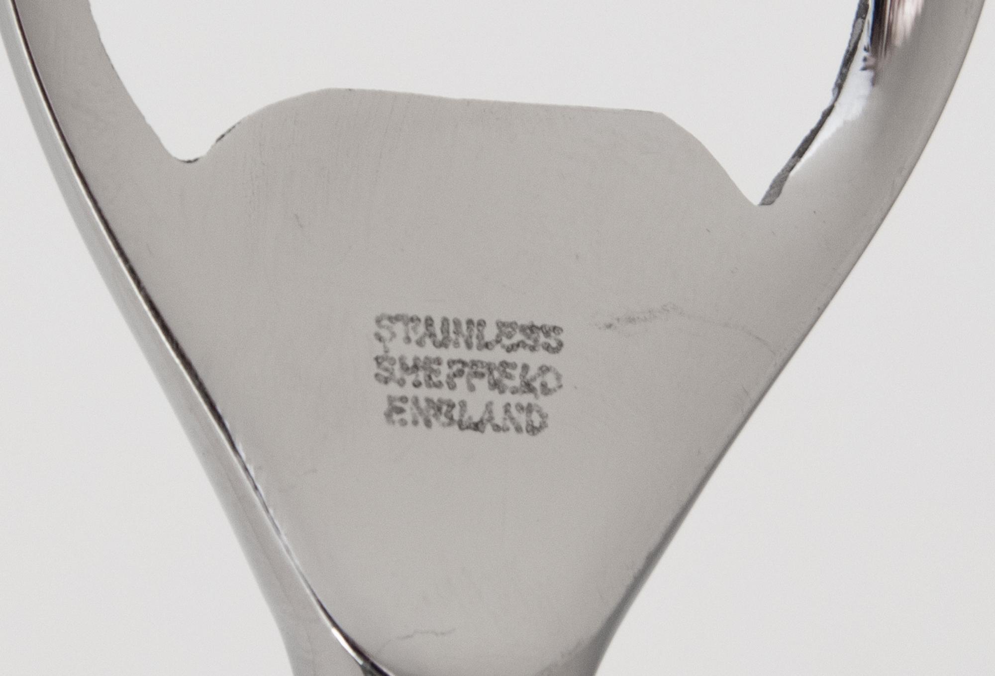 A Tiffany & Co. Silver Bamboo Pattern Bottle Opener