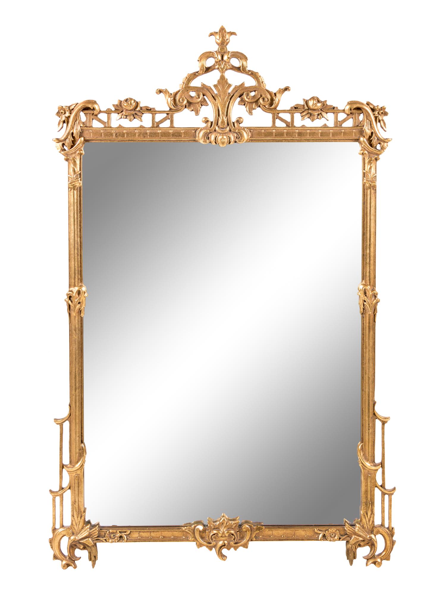 A George III Style Giltwood Mirror — 20TH CENTURY