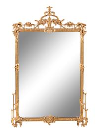 A George III Style Giltwood Mirror — 20TH CENTURY