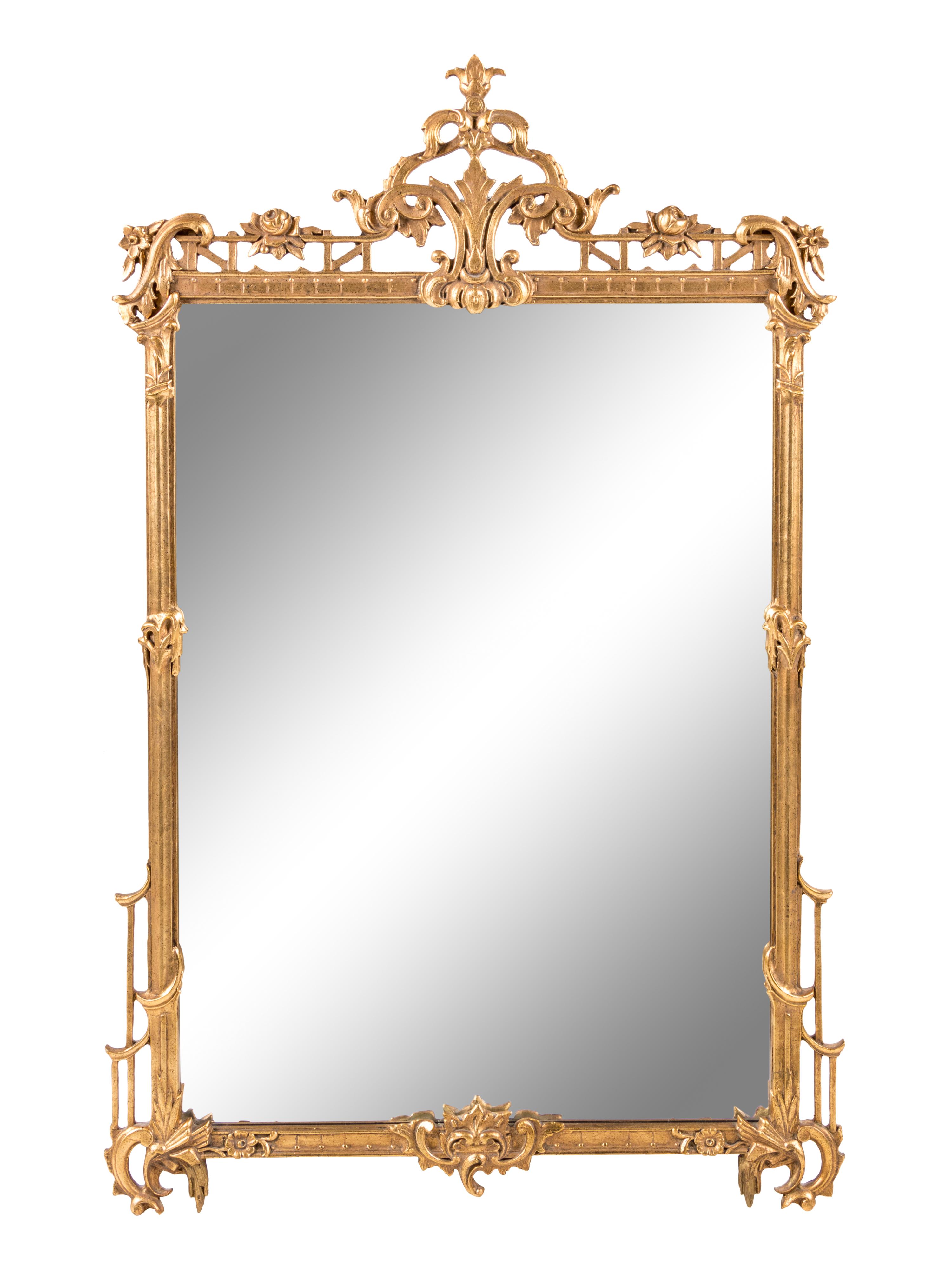 A George III Style Giltwood Mirror — 20TH CENTURY