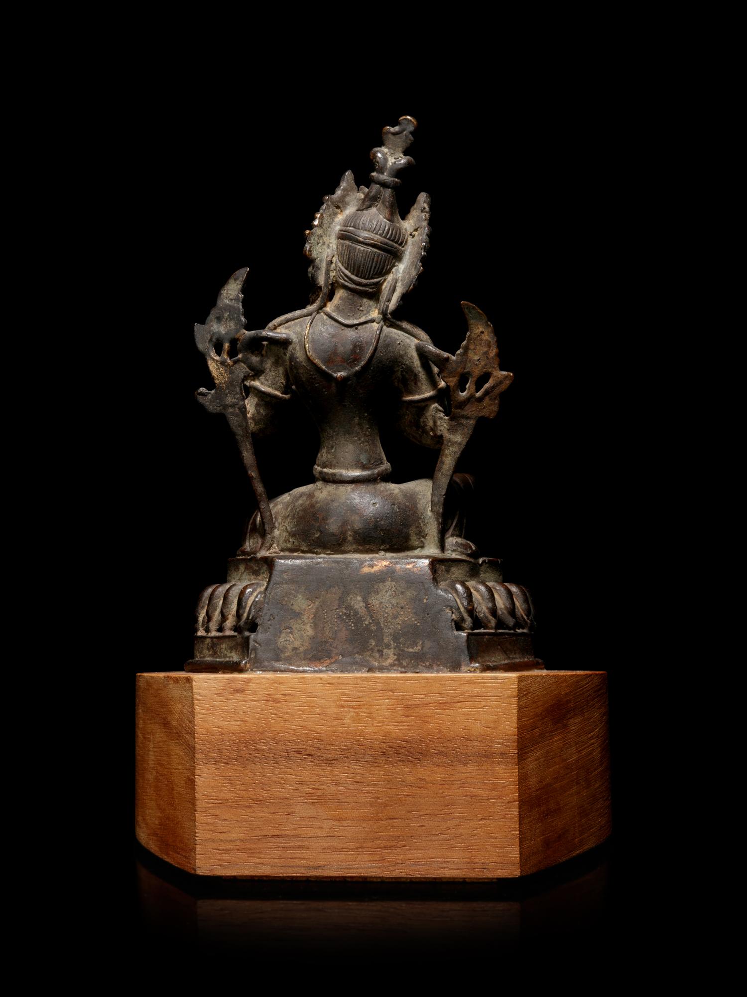A Sino-Tibetan Bronze Figure of Tara