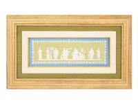 A Pair of Wedgwood Tri-Color Jasperware Plaques