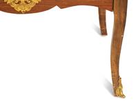 A Louis XV Kingwood and Tulipwood Parquetry Table en Chiffonier