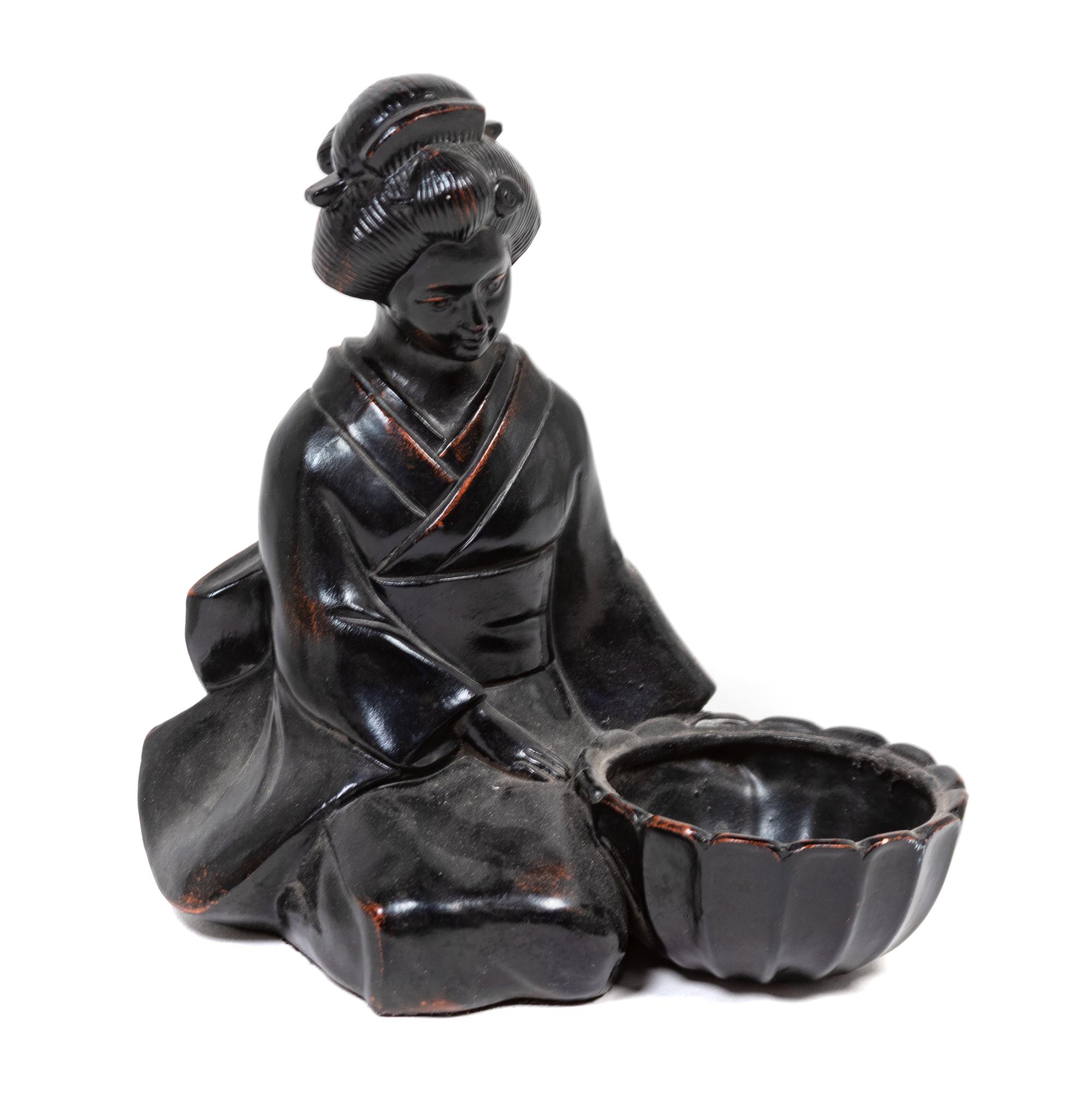 Four Japanese Ceramic Figures