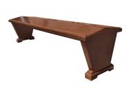 A Mahogany and Ebony Inlaid Library Table 138" W x 36" D x 33" H — United States, Early 20th Century