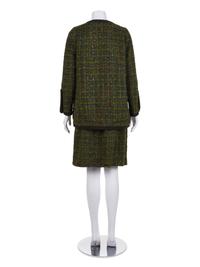 Chanel Two-Piece Tweed Skirt Suit, c.1984