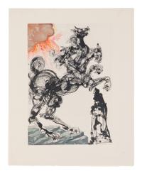 [ARTIST BOOKS]. DALI, Salvador (1904-1989), illustrator]. -- ALIGHIERI, Dante (1265-1321). La Divina Commedia . Rome: Arte e Scienze/Mario Salani, 1964.